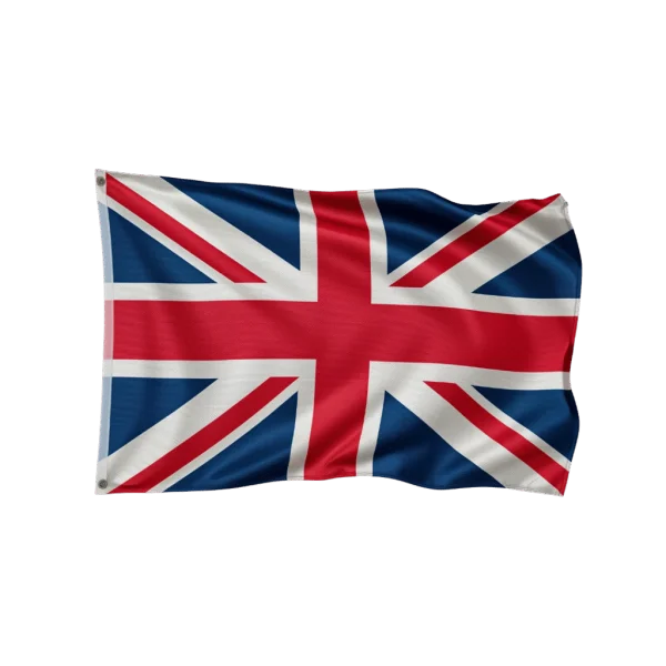 Union Jack Flag Waving Transparent Background