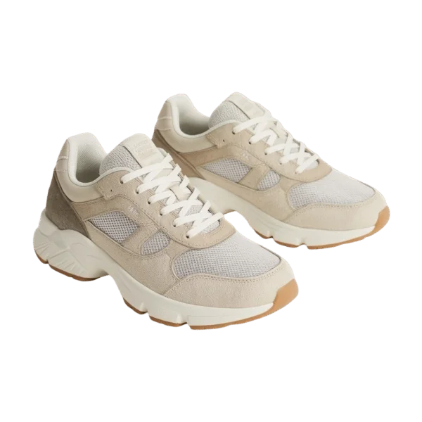 Beige Casual Sneakers PNG Transparent Background