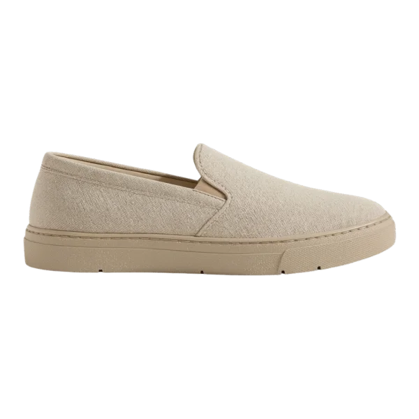 Beige Slip-On Shoe PNG Transparent Background