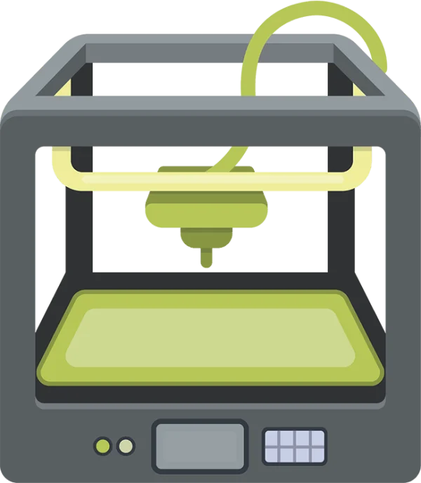 3D Printer Icon PNG Transparent Background