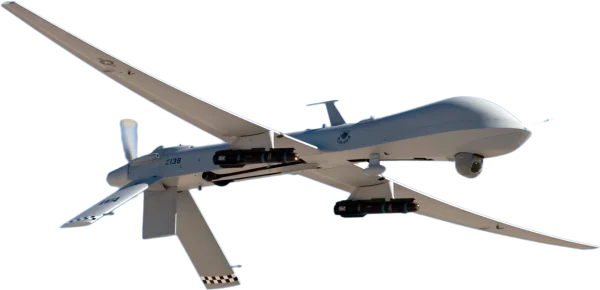 MQ-9 Reaper Military Drone PNG Transparent Background