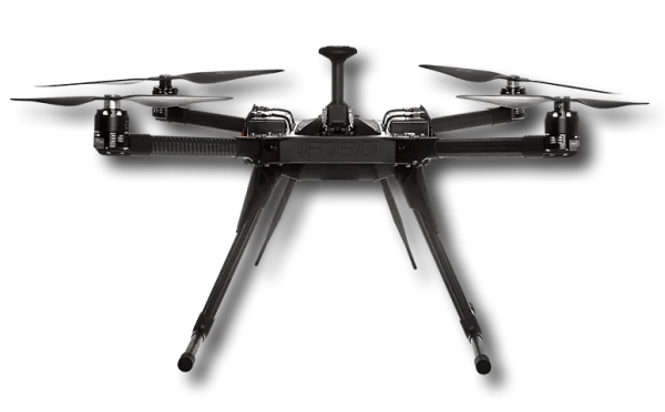 Black Professional IF750 Drone PNG Transparent