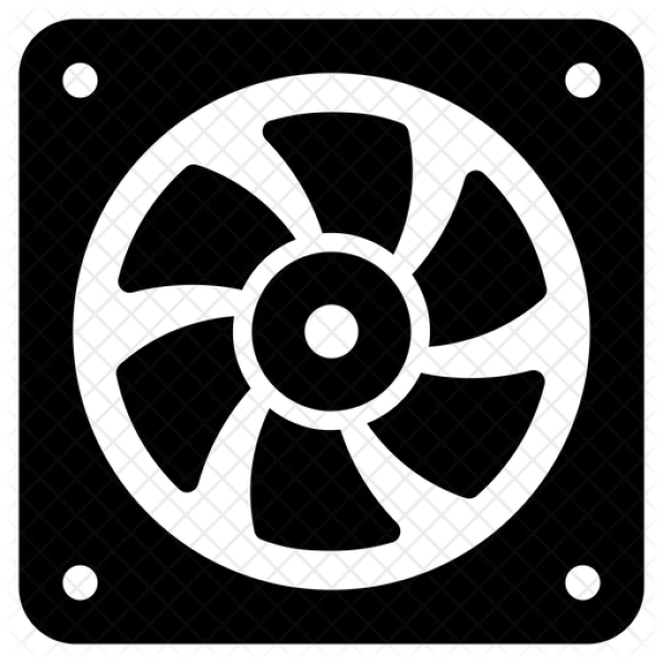 Square Fan Ventilator Icon PNG Transparent
