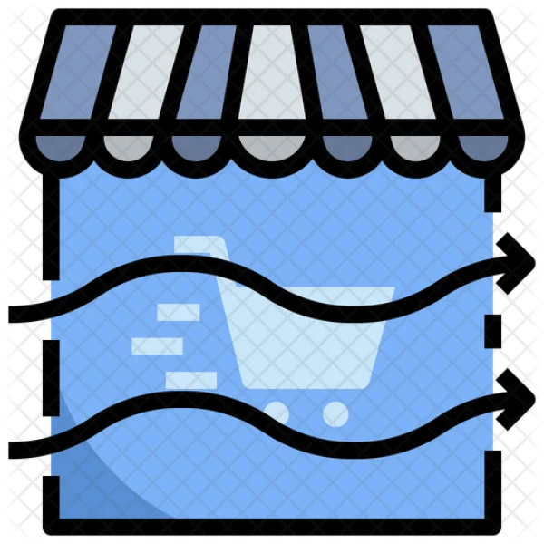 Online Store with Fast Delivery Icon PNG