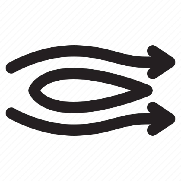 Intertwined Arrows Loop Icon PNG