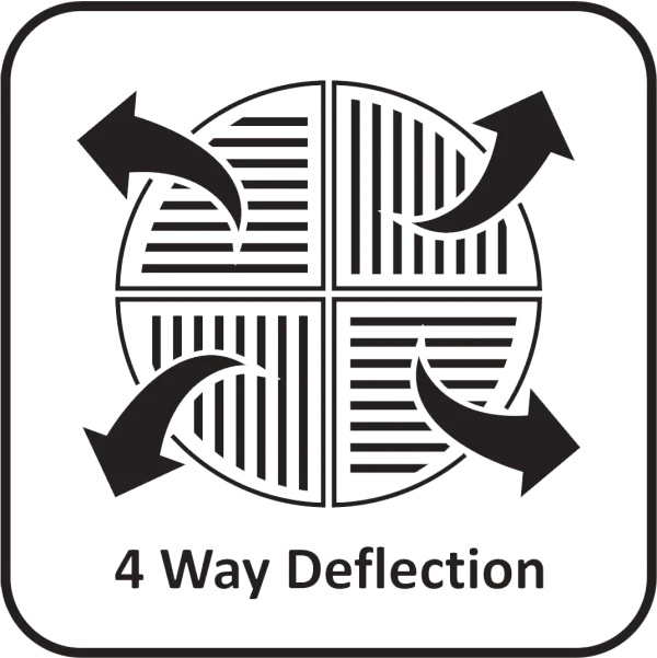 4 Way Deflection Icon PNG Transparent