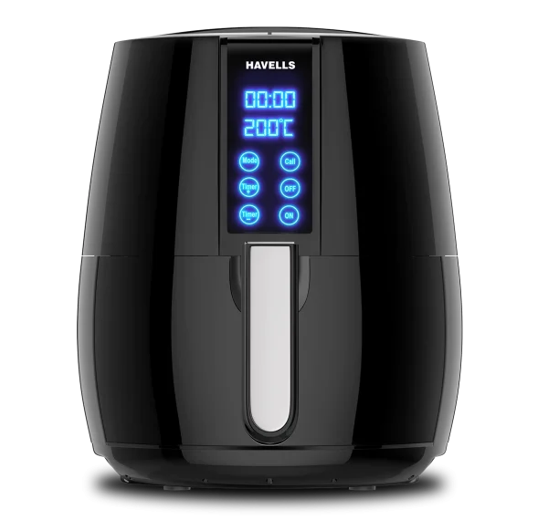 Black Havells Air Fryer PNG Transparent Background