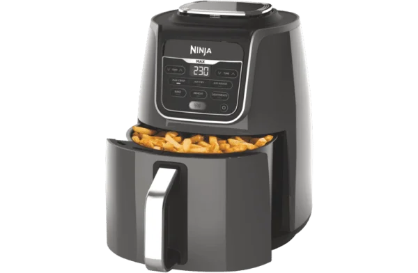 Ninja Air Fryer with French Fries PNG Transparent Background