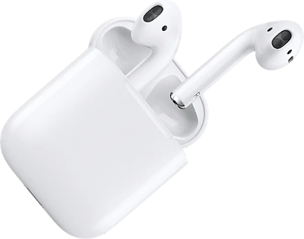 Apple AirPods with Charging Case PNG Transparent Background