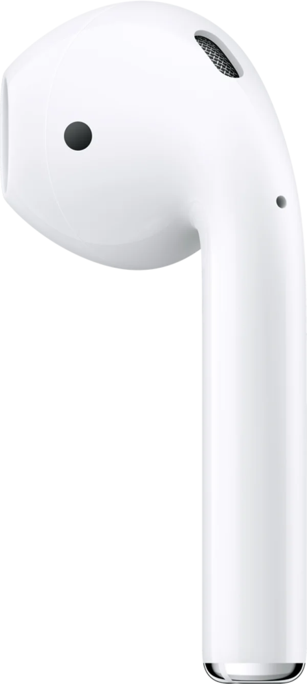 White Wireless Earbud PNG Transparent Background