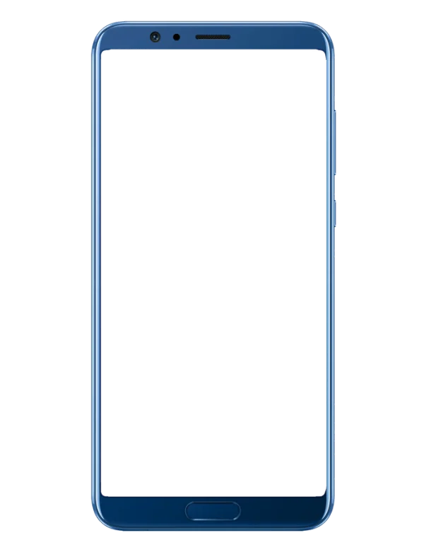 Blue Smartphone Transparent Background PNG