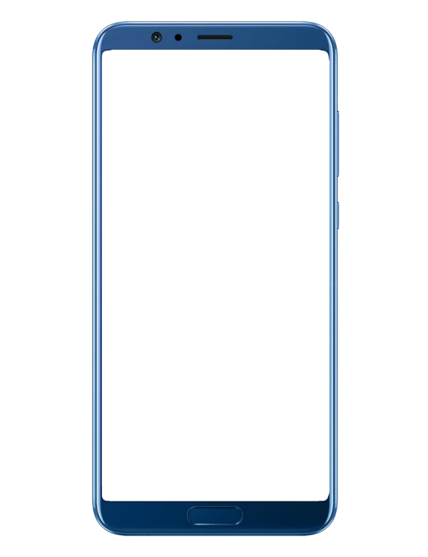Blue Smartphone Transparent Background PNG