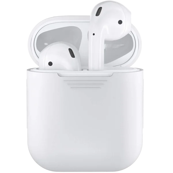 Wireless Earbuds in Charging Case PNG