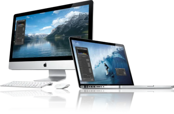 Apple iMac and MacBook Pro PNG