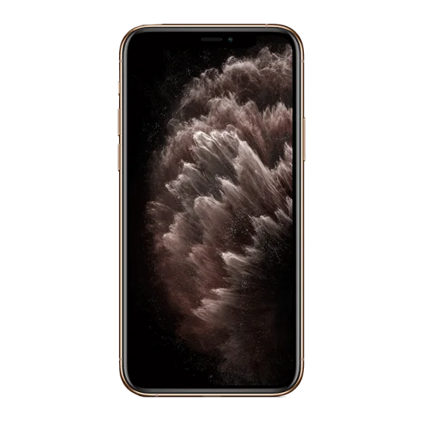 Golden iPhone 11 Pro PNG Transparent