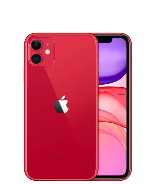 Red iPhone 11 (PRODUCT)RED Dual View PNG