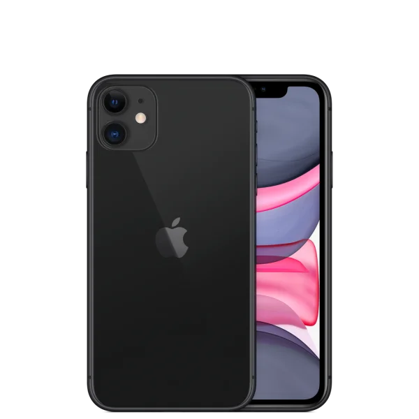 Black iPhone 11 PNG Transparent Background