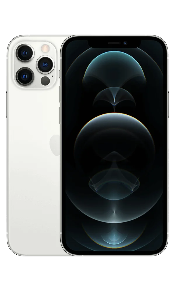 iPhone 12 Pro Max Silver Transparent PNG
