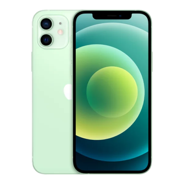 Green iPhone 12 Transparent PNG