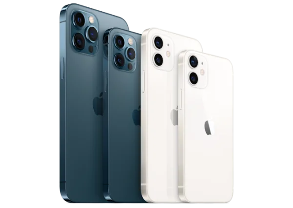 iPhone 12 Pro and iPhone 12 Multi-Color PNG Transparent