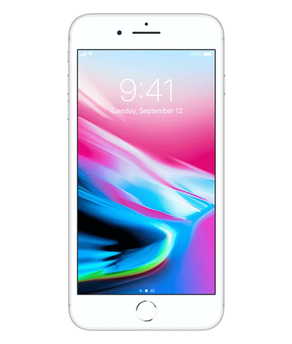 White iPhone 8 Transparent Background