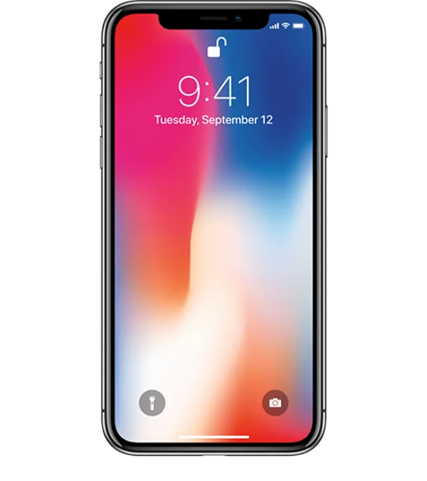iPhone X Lock Screen Display PNG Transparent