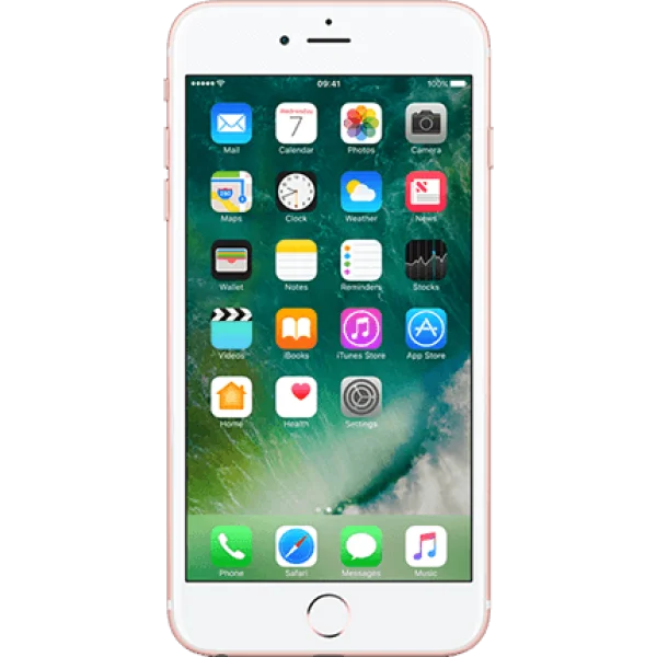 Rose Gold iPhone Home Screen PNG