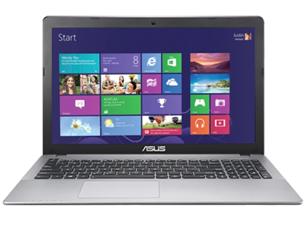 ASUS Laptop with Windows 8 Screen PNG