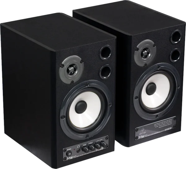 Behringer MS40 Studio Monitors PNG Transparent Background