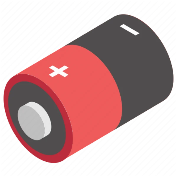 Isometric Battery PNG Transparent Background