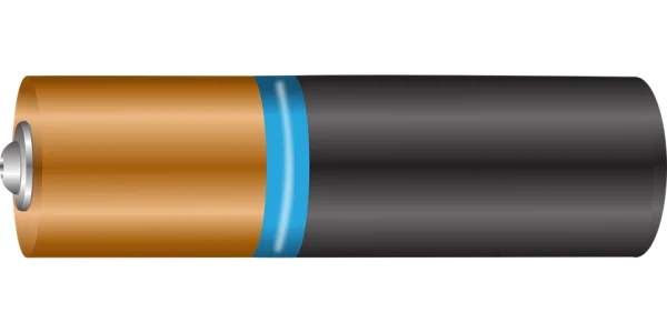 Cylindrical Battery PNG Transparent Background