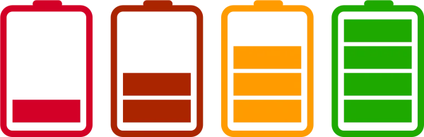 Battery Level Icons Transparent Background