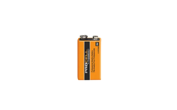 Procell 9V Battery PNG Transparent Background