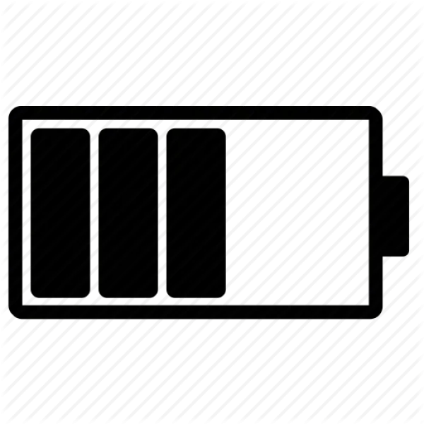 Battery Level Icon 75 Percent Charge PNG Transparent