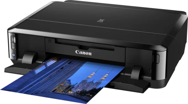 Canon Pixma Printer with Photo PNG Transparent Background
