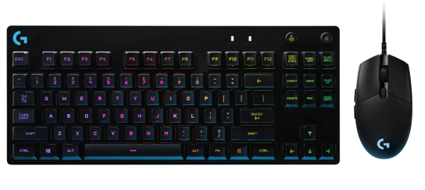 Logitech Gaming Keyboard and Mouse PNG