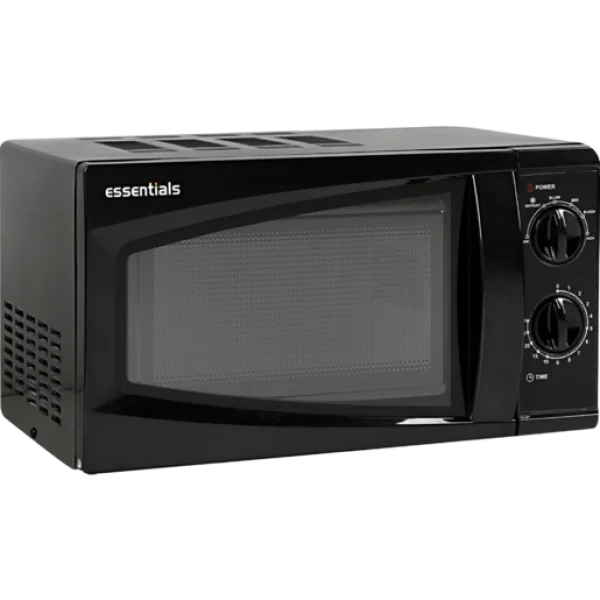 Black Microwave Oven PNG Transparent Background