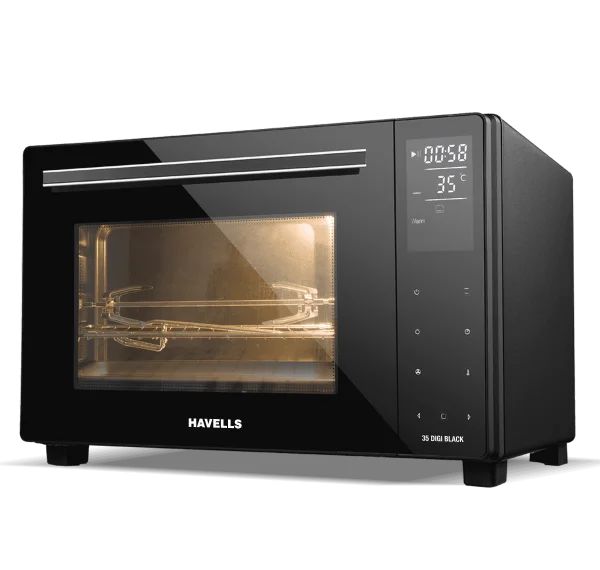 Havells 35 Digi Black Oven PNG Transparent Background