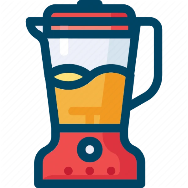 Blender Icon with Yellow Liquid PNG Transparent