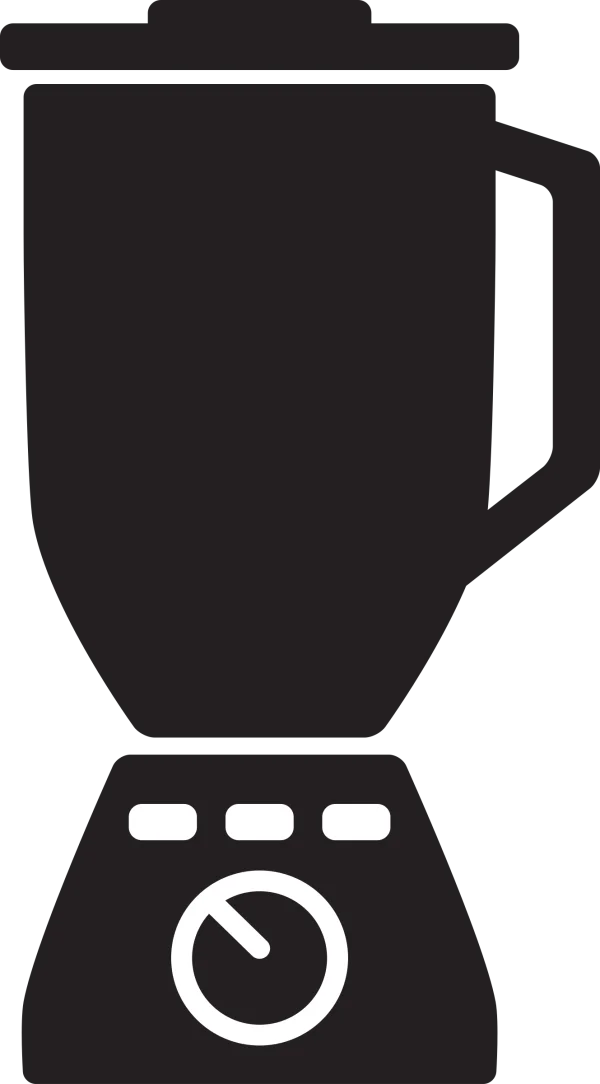 Black Blender Icon PNG Transparent Background
