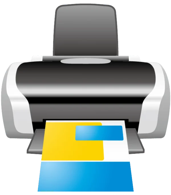 Printer with Paper Output Transparent PNG