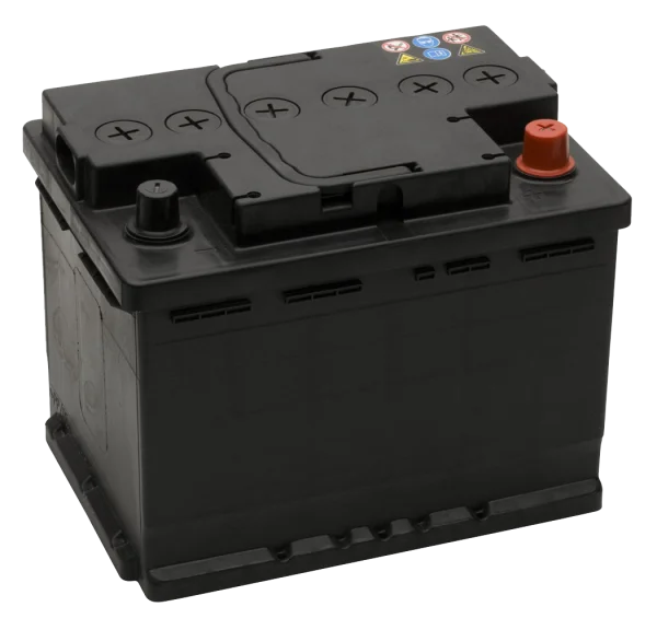 Black Car Battery PNG Transparent Background