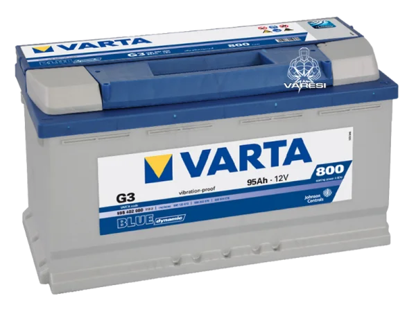VARTA BLUE dynamic G3 Car Battery PNG Transparent