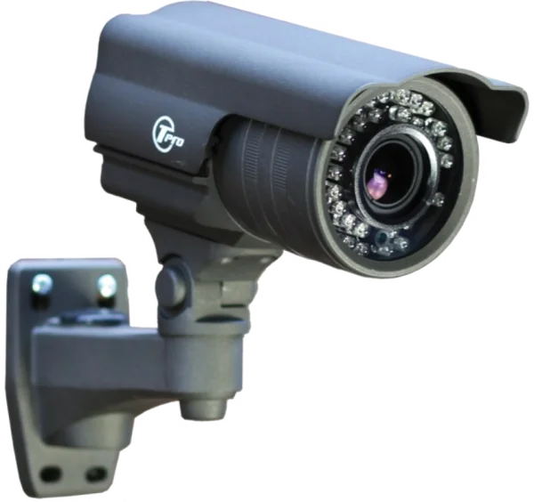 Black CCTV Security Camera PNG Transparent Background