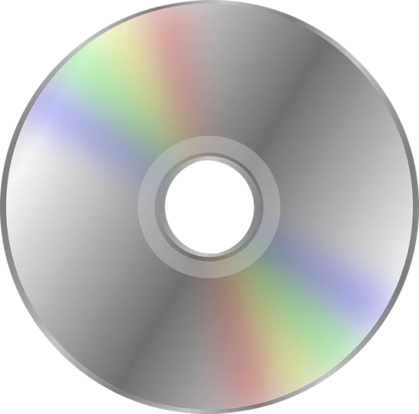 Shiny Compact Disc CD PNG Transparent Background