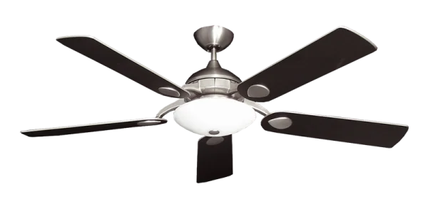 Modern Ceiling Fan with Light PNG Transparent Background