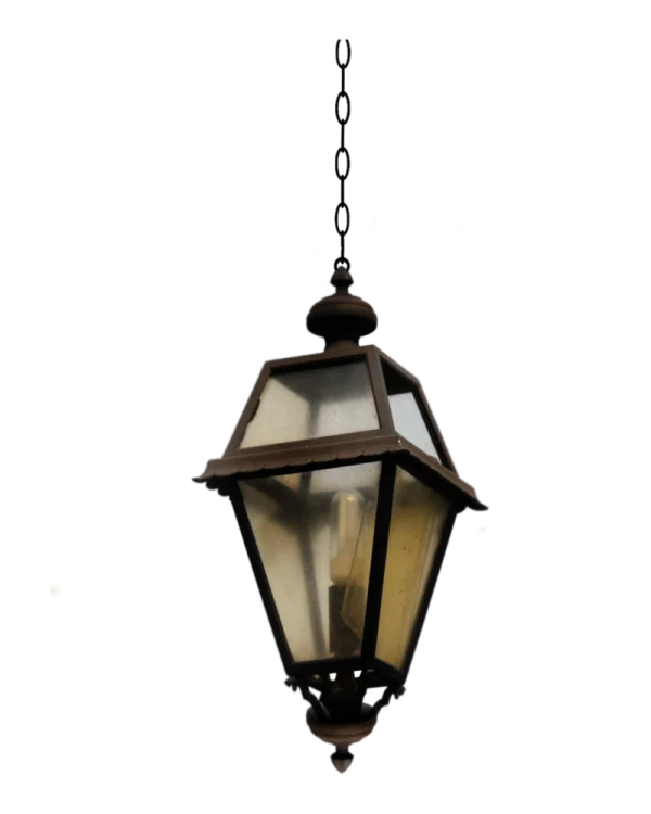 Rustic Hanging Lantern PNG Transparent Background