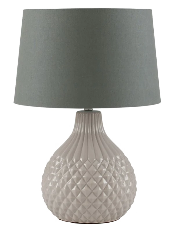 Modern Grey Table Lamp PNG Transparent Background