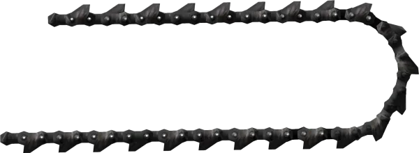 Chainsaw Chain PNG Transparent Background