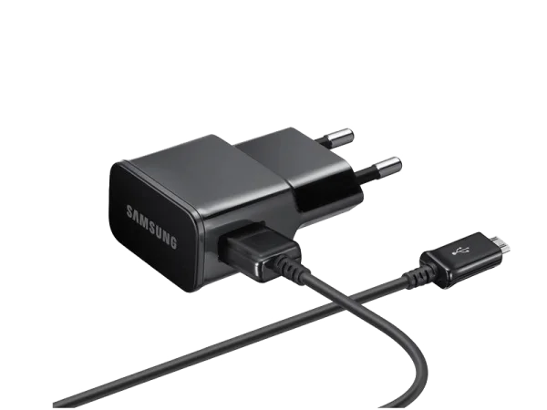 Samsung Wall Charger with Micro USB Cable PNG